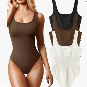 3 pack of viral ribbed bodysuit